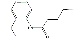 N-(2-isopropylphenyl)pentanamide 结构式