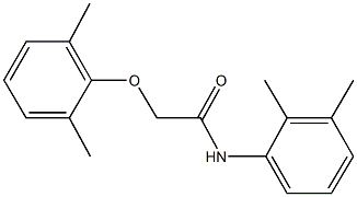 2-(2,6-dimethylphenoxy)-N-(2,3-dimethylphenyl)acetamide 结构式