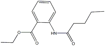 ethyl 2-(pentanoylamino)benzoate 结构式