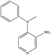 N~4~-methyl-N~4~-phenyl-3,4-pyridinediamine 结构式