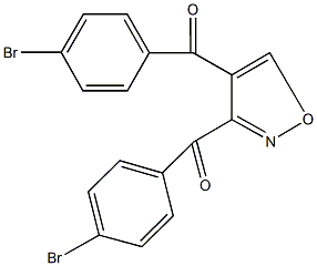 [3-(4-bromobenzoyl)-4-isoxazolyl](4-bromophenyl)methanone 结构式