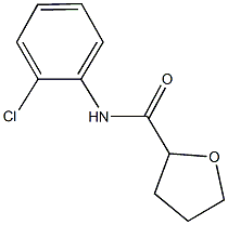 N-(2-chlorophenyl)tetrahydro-2-furancarboxamide 结构式
