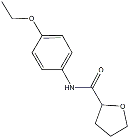 N-(4-ethoxyphenyl)tetrahydro-2-furancarboxamide 结构式