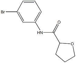 N-(3-bromophenyl)tetrahydro-2-furancarboxamide 结构式