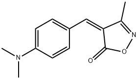 4-[4-(dimethylamino)benzylidene]-3-methyl-5(4H)-isoxazolone 结构式