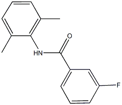 N-(2,6-dimethylphenyl)-3-fluorobenzamide 结构式