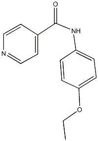 N-(4-ethoxyphenyl)isonicotinamide 结构式