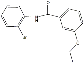 N-(2-bromophenyl)-3-ethoxybenzamide 结构式