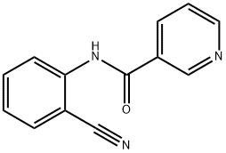 N-(2-cyanophenyl)nicotinamide 结构式