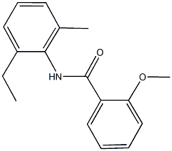 N-(2-ethyl-6-methylphenyl)-2-methoxybenzamide 结构式