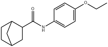 N-(4-ethoxyphenyl)bicyclo[2.2.1]heptane-2-carboxamide 结构式