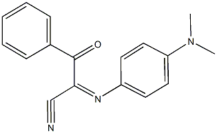 2-{[4-(dimethylamino)phenyl]imino}-3-oxo-3-phenylpropanenitrile 结构式