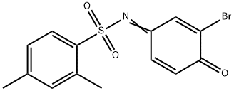 N-(3-bromo-4-oxo-2,5-cyclohexadien-1-ylidene)-2,4-dimethylbenzenesulfonamide 结构式