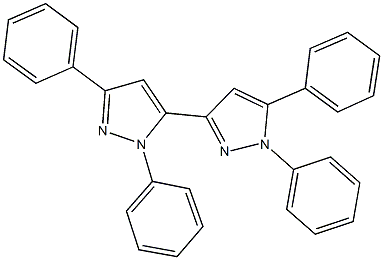 1,1',3',5-tetraphenyl-3,5'-bis(1H-pyrazole) 结构式