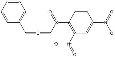 2,4-dinitrophenyl 3-phenyl-1,2-propadienyl sulfoxide 结构式