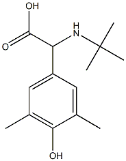(tert-butylamino)(4-hydroxy-3,5-dimethylphenyl)acetic acid 结构式