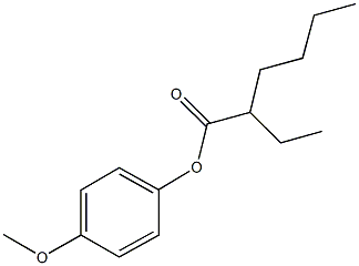 4-methoxyphenyl 2-ethylhexanoate 结构式