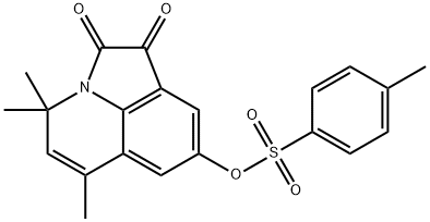 4,4,6-trimethyl-1,2-dioxo-1,2-dihydro-4H-pyrrolo[3,2,1-ij]quinolin-8-yl 4-methylbenzenesulfonate 结构式