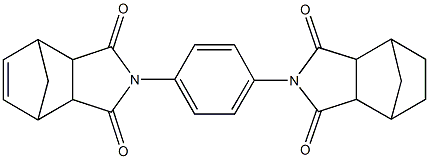 4-[4-(3,5-dioxo-4-azatricyclo[5.2.1.0~2,6~]dec-4-yl)phenyl]-4-azatricyclo[5.2.1.0~2,6~]dec-8-ene-3,5-dione 结构式