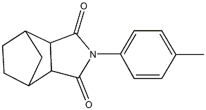 4-(4-methylphenyl)-4-azatricyclo[5.2.1.0~2,6~]decane-3,5-dione 结构式