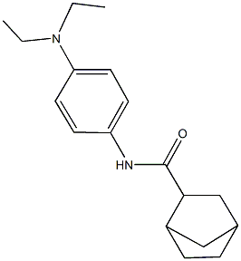 N-[4-(diethylamino)phenyl]bicyclo[2.2.1]heptane-2-carboxamide 结构式