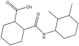 2-{[(2,3-dimethylcyclohexyl)amino]carbonyl}cyclohexanecarboxylic acid 结构式