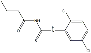 N-butyryl-N'-(2,5-dichlorophenyl)thiourea 结构式