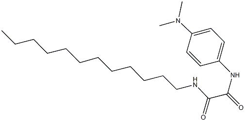 N~1~-[4-(dimethylamino)phenyl]-N~2~-dodecylethanediamide 结构式