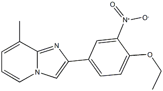 2-{4-ethoxy-3-nitrophenyl}-8-methylimidazo[1,2-a]pyridine 结构式