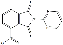 4-nitro-2-(2-pyrimidinyl)-1H-isoindole-1,3(2H)-dione 结构式