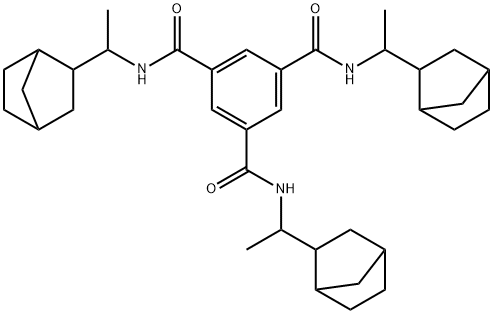 N~1~,N~3~,N~5~-tris(1-bicyclo[2.2.1]hept-2-ylethyl)-1,3,5-benzenetricarboxamide 结构式