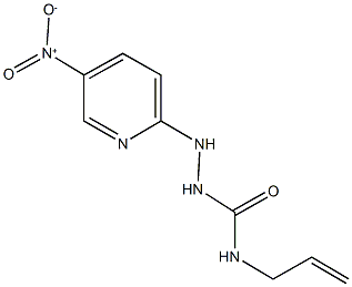 N-allyl-2-{5-nitro-2-pyridinyl}hydrazinecarboxamide 结构式