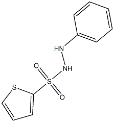 N'-phenyl-2-thiophenesulfonohydrazide 结构式