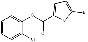 2-chlorophenyl 5-bromo-2-furoate 结构式
