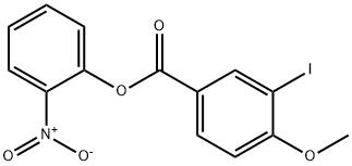 2-nitrophenyl 3-iodo-4-methoxybenzoate 结构式
