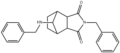 4-benzyl-10-(benzylamino)-4-azatricyclo[5.2.1.0~2,6~]decane-3,5-dione 结构式