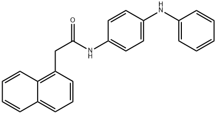 N-(4-anilinophenyl)-2-(1-naphthyl)acetamide 结构式