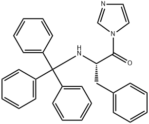N-[1-benzyl-2-(1H-imidazol-1-yl)-2-oxoethyl]-N-tritylamine 结构式