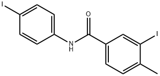 3-iodo-N-(4-iodophenyl)-4-methylbenzamide 结构式