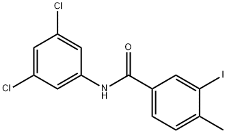 N-(3,5-dichlorophenyl)-3-iodo-4-methylbenzamide 结构式
