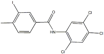 3-iodo-4-methyl-N-(2,4,5-trichlorophenyl)benzamide 结构式