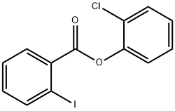 2-chlorophenyl 2-iodobenzoate 结构式