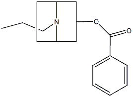 8-propyl-8-azabicyclo[3.2.1]oct-3-yl benzoate 结构式