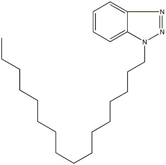 1-hexadecyl-1H-1,2,3-benzotriazole 结构式