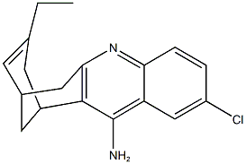 6-chloro-15-ethyl-10-azatetracyclo[11.3.1.0~2,11~.0~4,9~]heptadeca-2(11),3,5,7,9,14-hexaen-3-ylamine 结构式