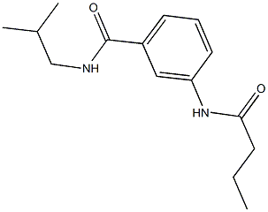 3-(butyrylamino)-N-isobutylbenzamide 结构式