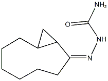 bicyclo[7.1.0]decan-2-one semicarbazone 结构式