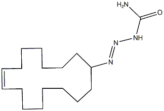 3-(8-cyclohexadecen-1-yl)-2-triazene-1-carboxamide 结构式