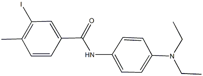 N-[4-(diethylamino)phenyl]-3-iodo-4-methylbenzamide 结构式