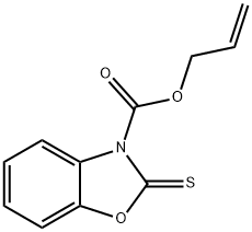 allyl 2-thioxo-1,3-benzoxazole-3(2H)-carboxylate 结构式